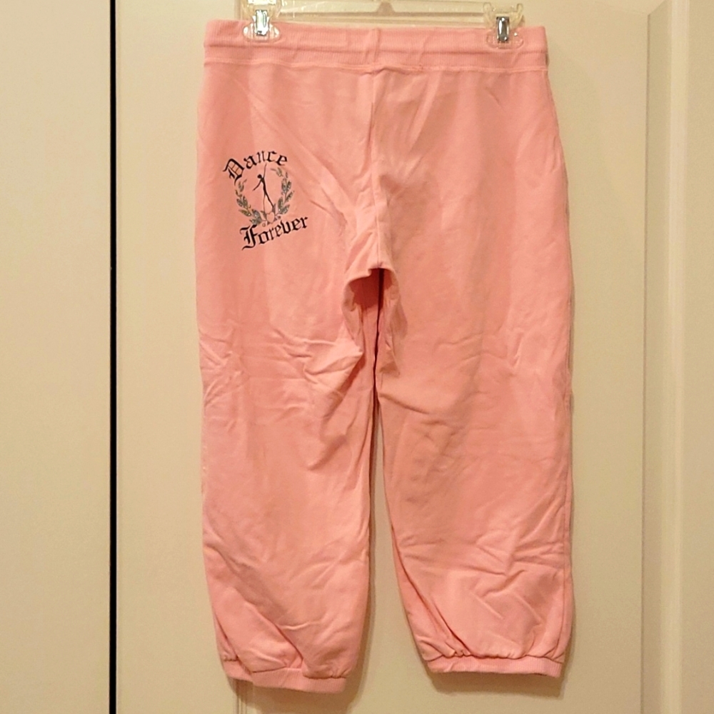 MotionWear Dance Forever Ballerina Pink Sparkle Warmup Bottoms